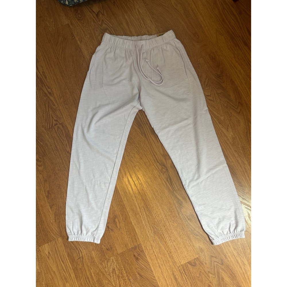 NWT PINK VS Athletic Sweatpants Women's Size Medium Blush Pink Lightweight